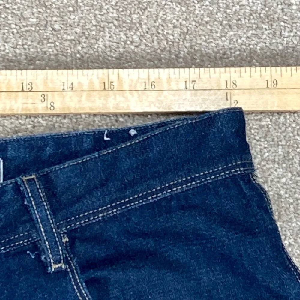 Ecko Unltd Foundry Baggy Carpenter Jeans Mens Sz 36 Dark Wash Wide Leg Denim